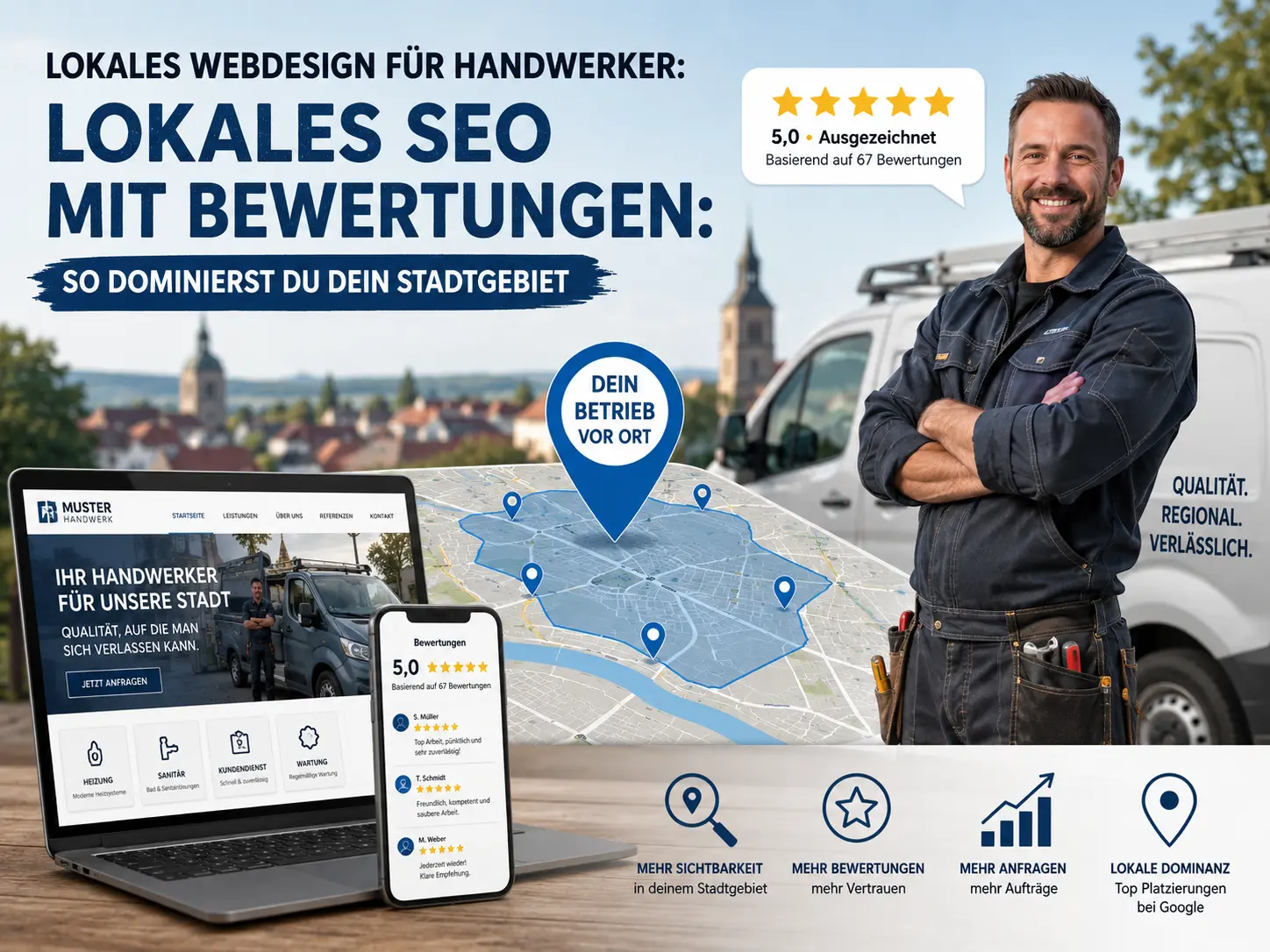 Lokales SEO mit Bewertungen