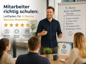 Mitarbeiter richtig schulen- Leitfaden für 5 Sterne Service Momente